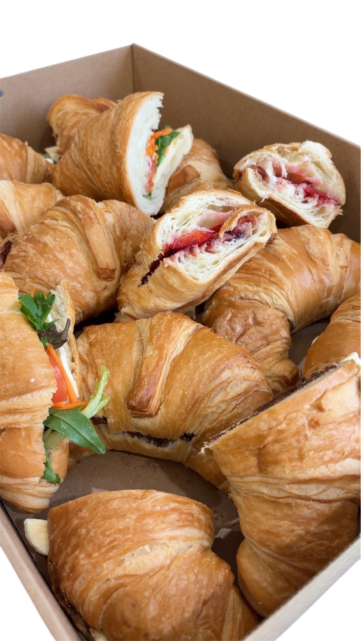 Stuffed croissants