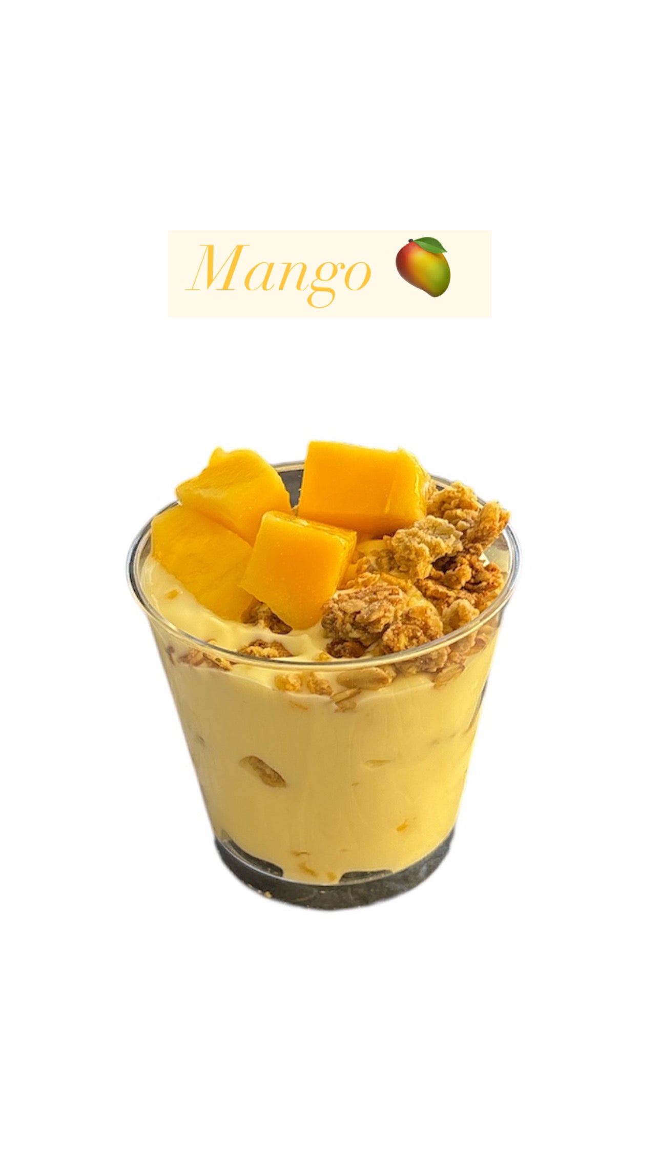 Granola yoghurt